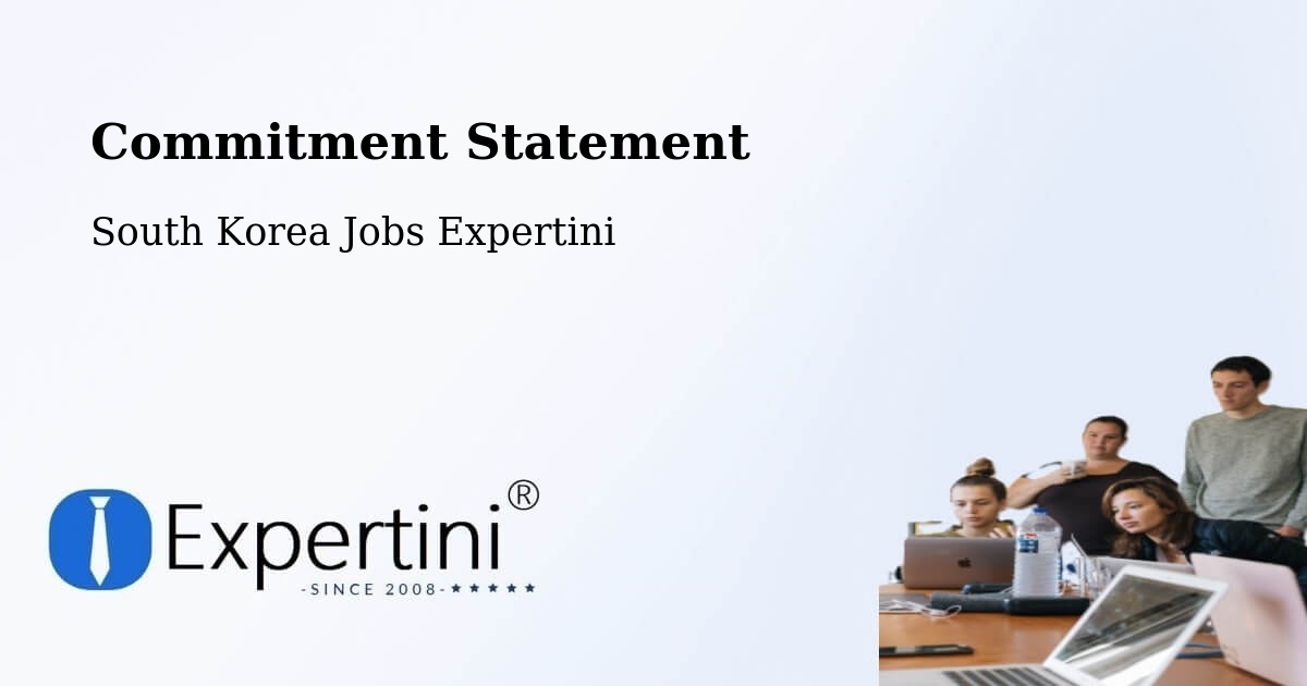 Corporate Commitment – Jeju City - South Korea Jobs Expertini
