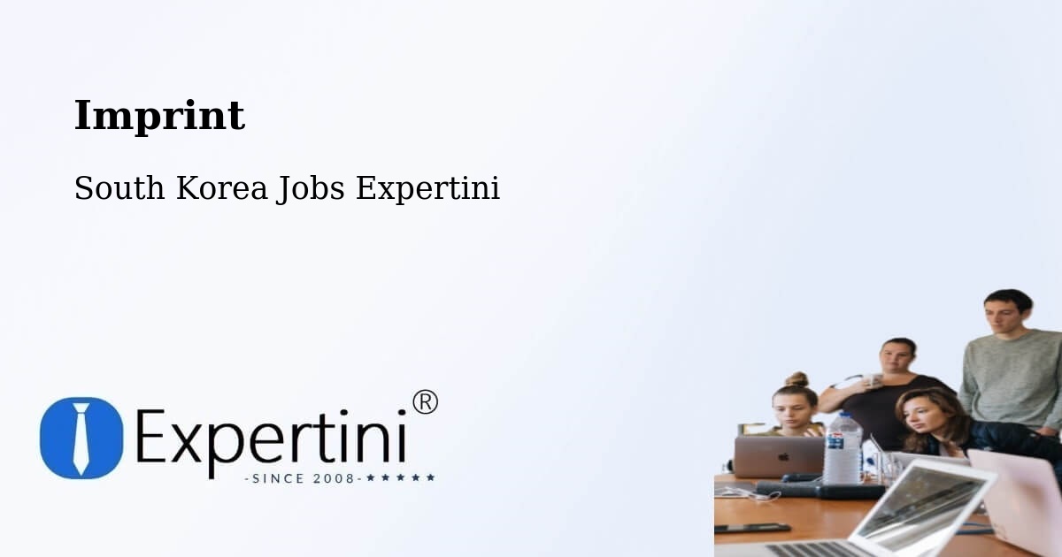 Imprint – Jeju City - South Korea Jobs Expertini